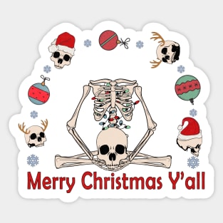 Merry Christmas yall Sticker